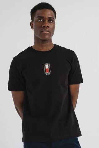 Tommy Hilfiger - Áo phông tay ngắn nam Premium TH Vertical Flag Tee