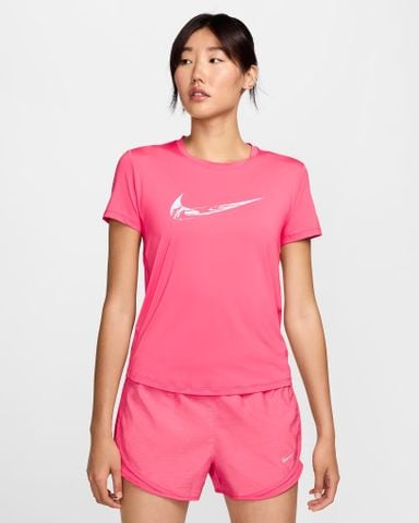 Nike - Áo tay ngắn chạy bộ Nữ One Women's Dri-FIT Short-Sleeve Graphic Running Top