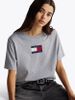 Tommy Hilfiger - Áo phông tay ngắn nữ Relaxed Melange Flag Tee
