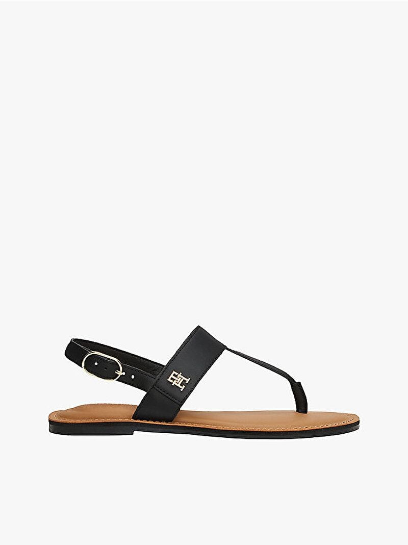 Tommy Hilfiger - Dép xăng đan nữ Leather Thong Sandal