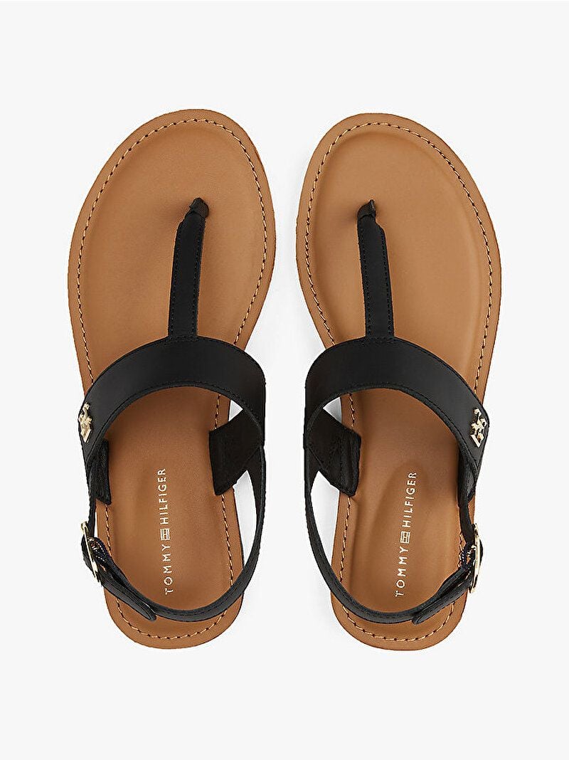 Tommy Hilfiger - Dép xăng đan nữ Leather Thong Sandal