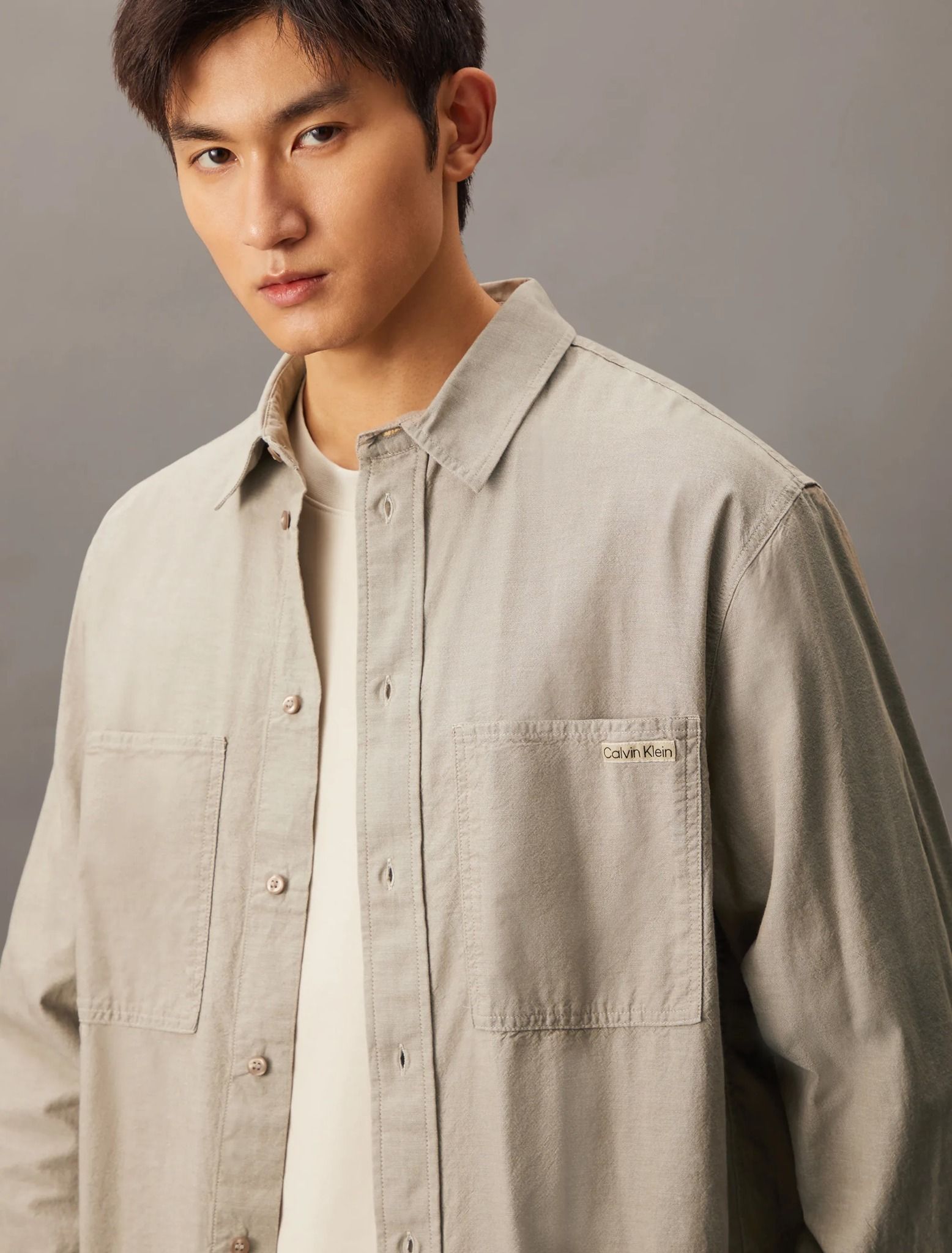 Calvin Klein - Áo sơ mi CK nam Premium Chambray Shirt