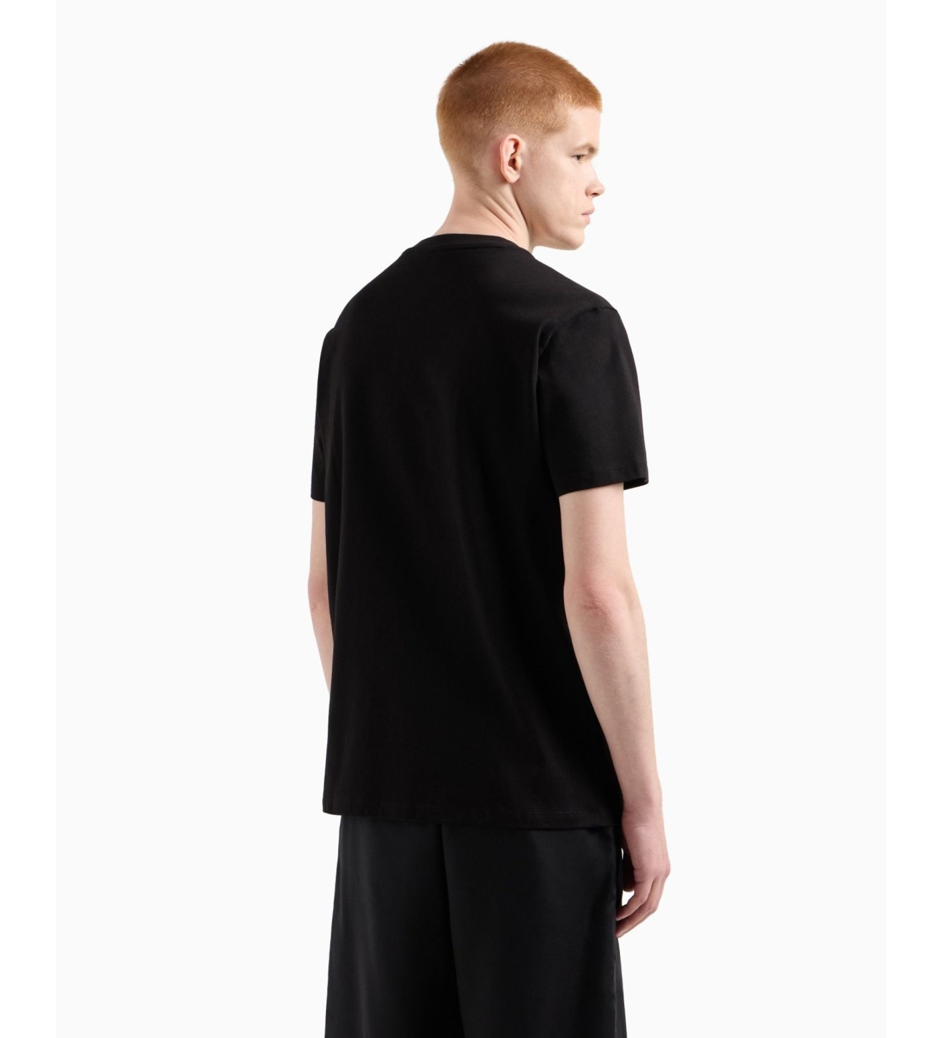 Armani Exchange - Áo thun thời trang nam Ax T-shirt Regular black
