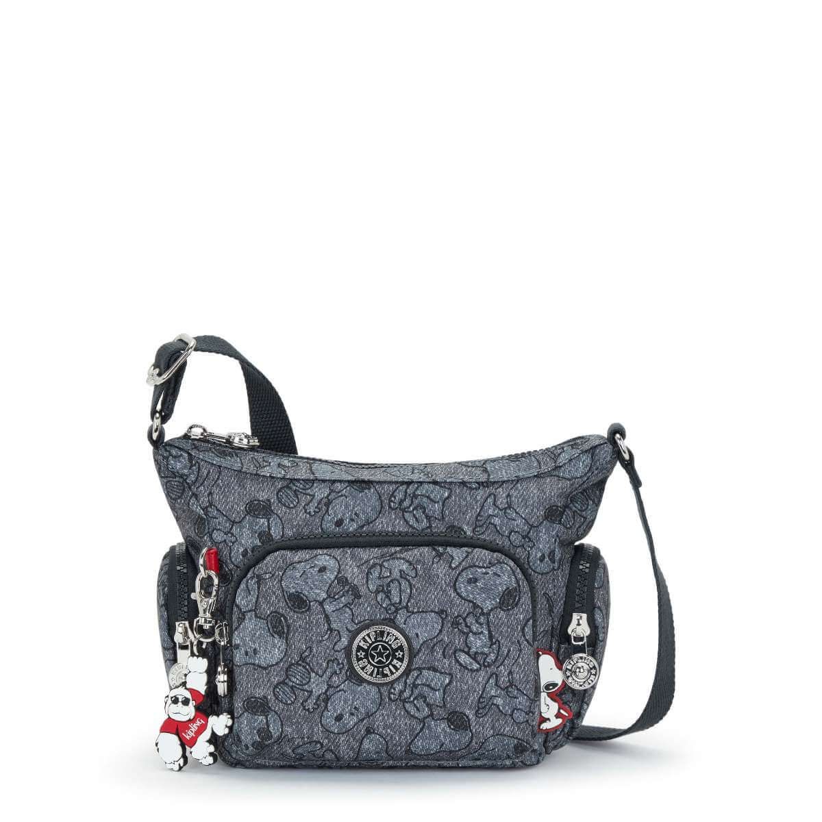 Kipling - Túi đeo chéo Gabbie Mini Denim Printed Bag