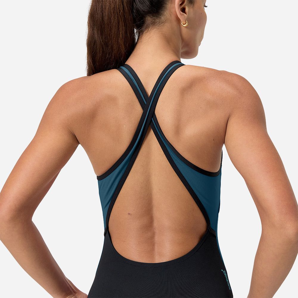 Speedo - Đồ bơi một mảnh Nữ Highneck Splice X Back Swimming