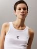 Calvin Klein - Áo ba lỗ CK nữ Ribbed Cotton Logo Tank Top