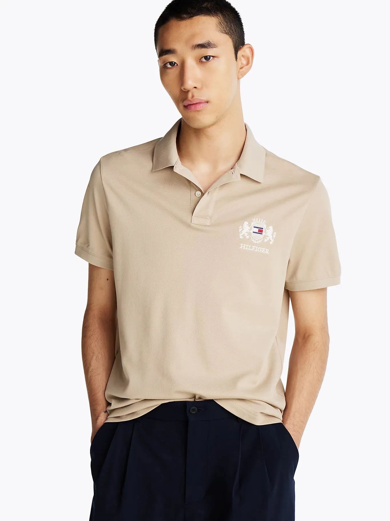 Tommy Hilfiger - Áo polo tay ngắn nam Icon Graphic Regular Polo