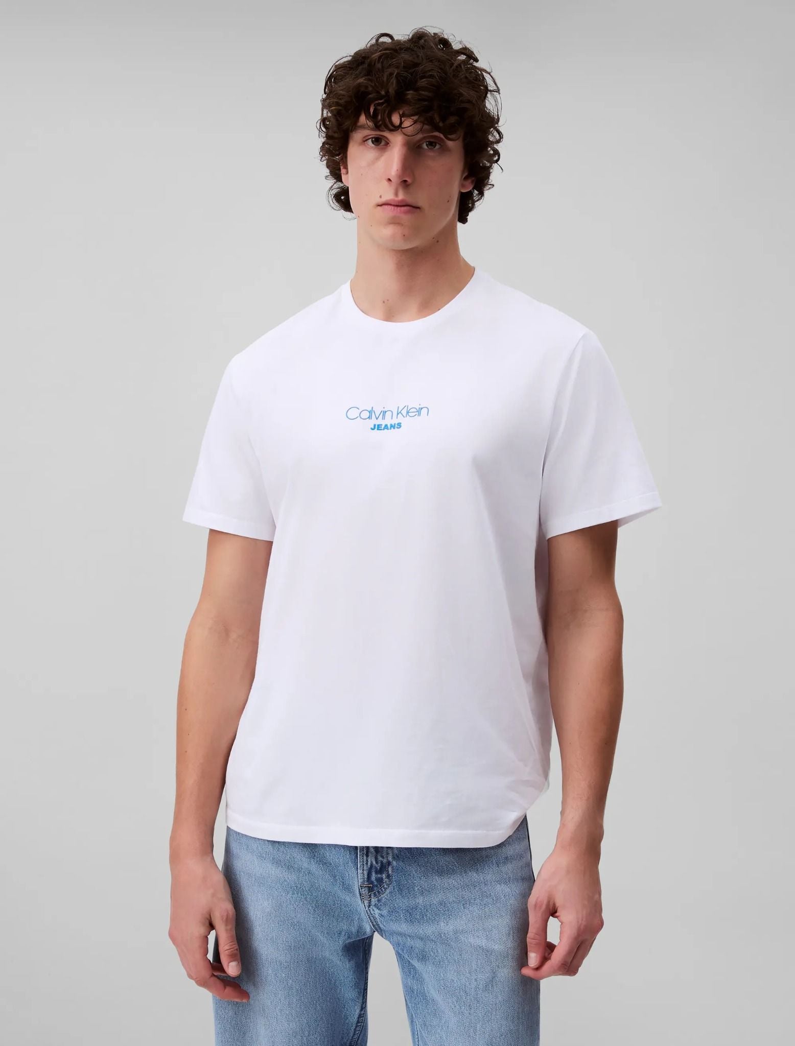 Calvin Klein - Áo thun thời trang CK nam 20S Acid Wash Graphic Crewneck Tee