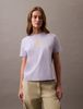 Calvin Klein - Áo phông tay ngắn nữ CK Flocked Logo Graphic Slim T-Shirt