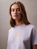 Calvin Klein - Áo phông tay ngắn nữ CK Flocked Logo Graphic Slim T-Shirt