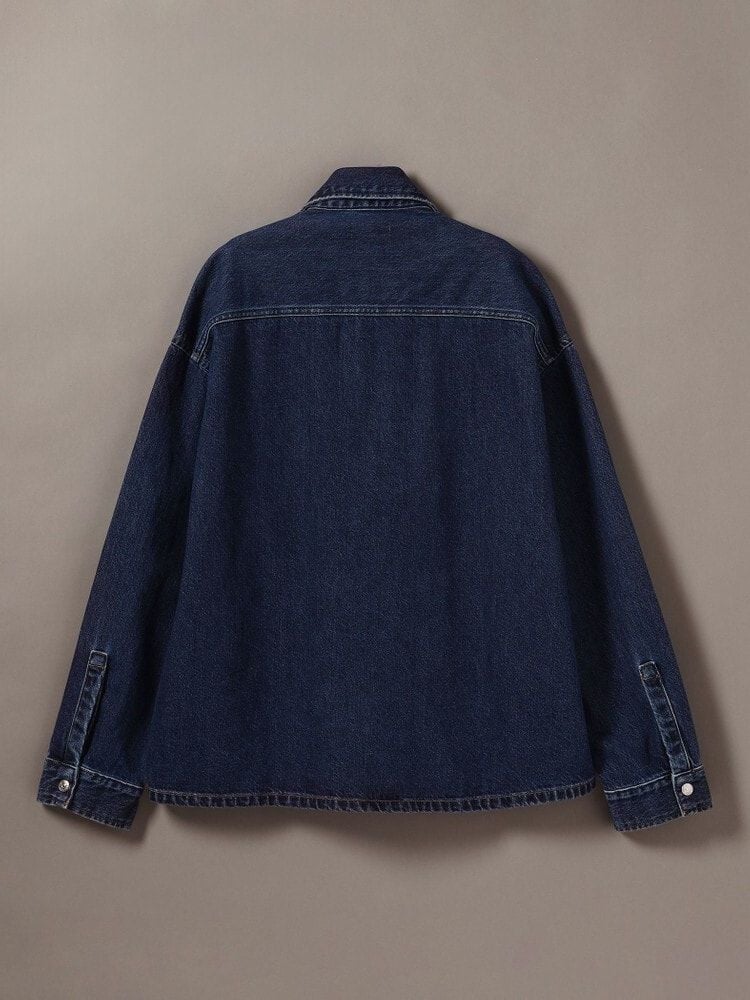 Calvin Klein - Áo khoác CK nam Denim Relaxed Shirt Jacket
