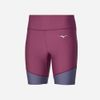 Mizuno - Quần ngắn ống bó thể thao nữ Impulse Core Mid Tight Running