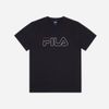 Fila - Áo thun nam nữ Uni Life Regular Fit 3D Logo Lifestyle