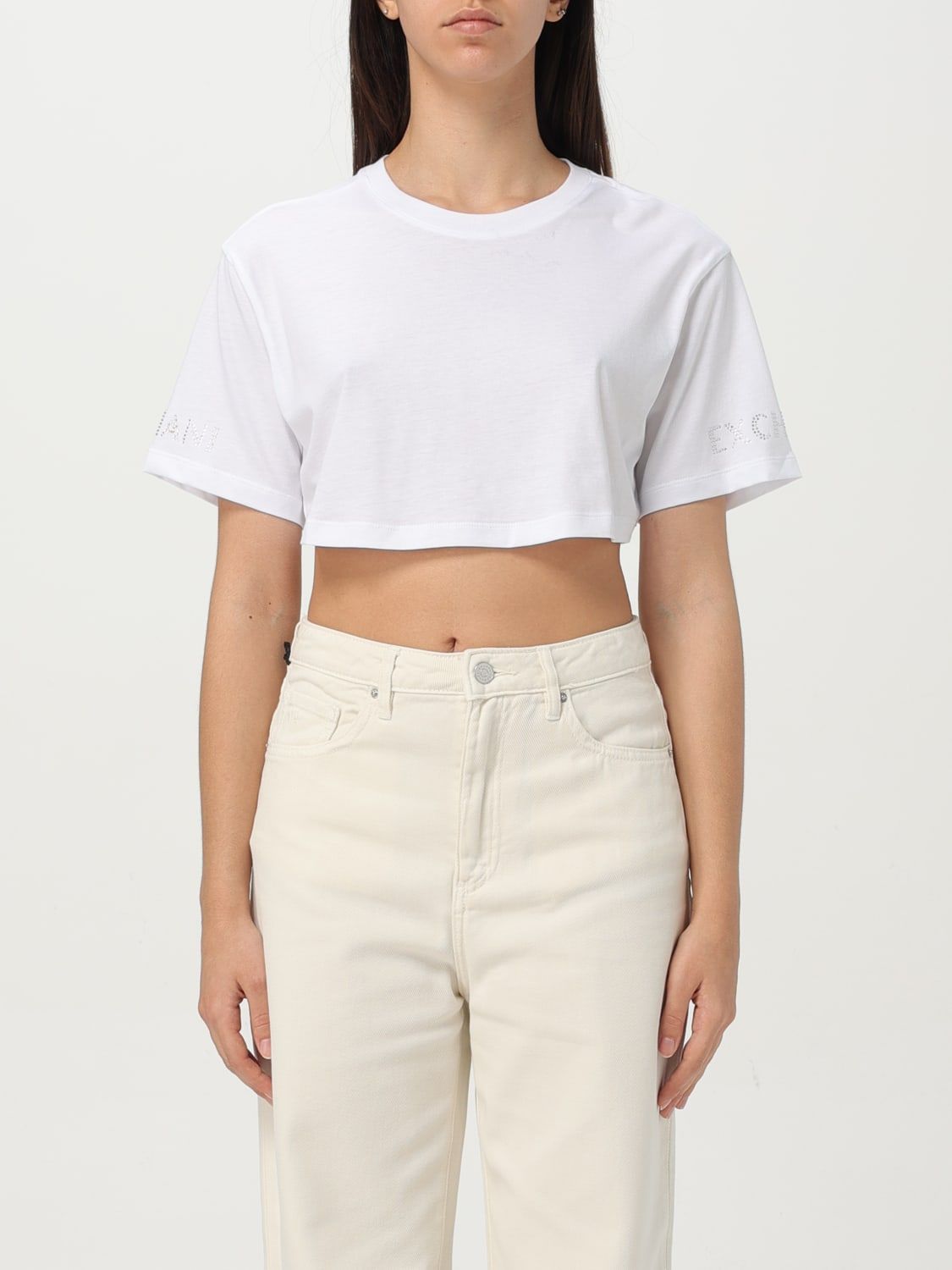 Armani Exchange - Áo tay ngắn thời trang nữ Ax Crop Women's T-Shirt