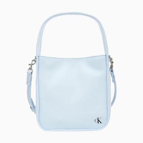Calvin Klein - Túi nữ Premium Blue Mid Bucket 20