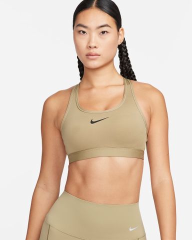 Nike - Áo ngực nữ hỗ trợ cường độ vừa Swoosh Medium-Support Women's Padded Sports Bra