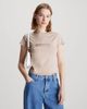 Calvin Klein - Áo tay ngắn nữ Slim Cropped Logo T-Shirt