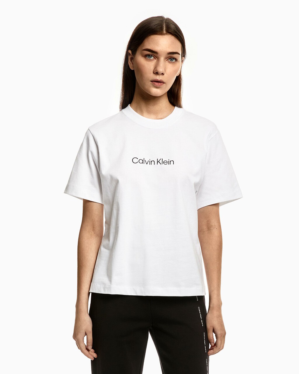 Calvin Klein - Áo tay ngắn CK nữ Standard - Boxy Tee