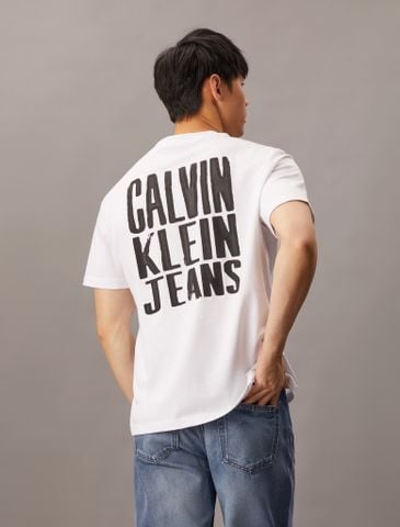 Calvin Klein - Áo thun thời trang CK nam Back Graphic Tee - 3