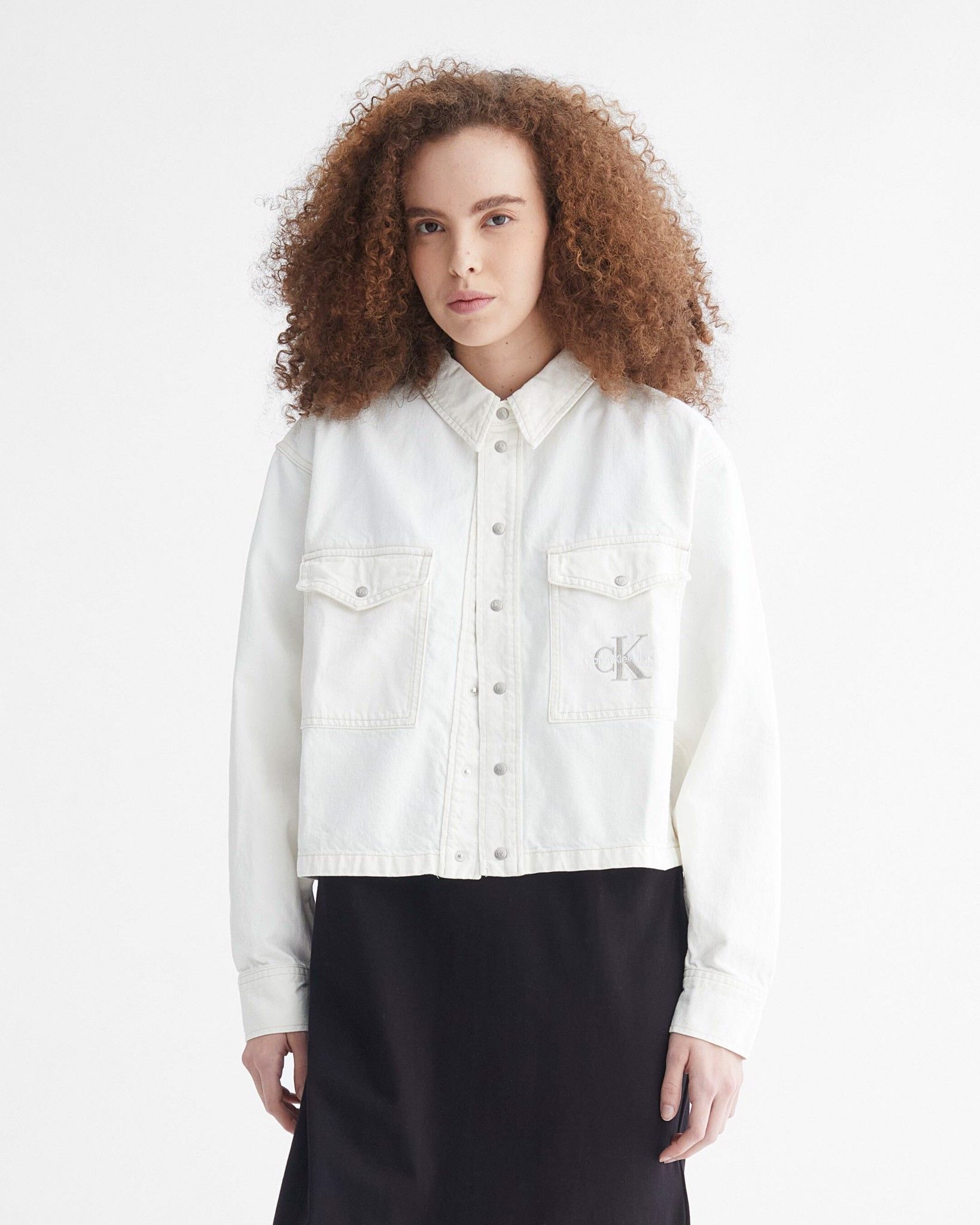 Calvin Klein - Áo sơ mi nữ Cropped Utility Shirt J222-9344 – ULA Vietnam