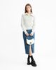 Calvin Klein - Váy nữ Sustainable Midi Denim Skirt