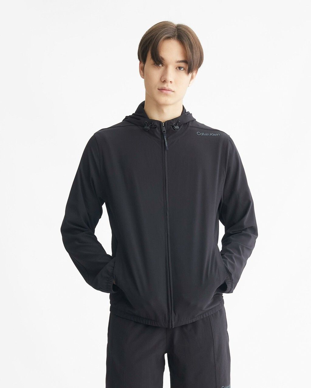 Calvin Klein - Áo khoác thể thao nam Hooded Windbreaker