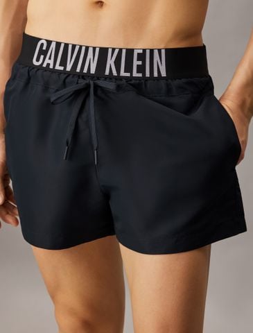 Calvin Klein - Quần bơi CK nam Logo Waistband Swim Shorts - Intense Power