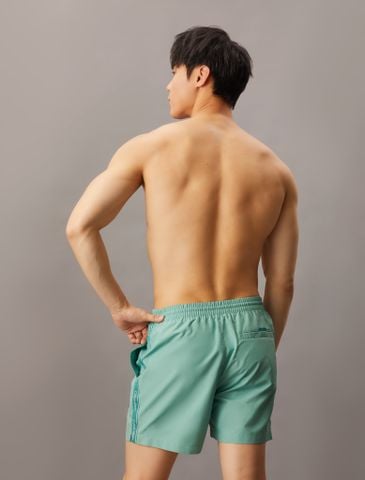 Calvin Klein - Quần bơi CK nam Medium Drawstring Swim Shorts - Logo Tape