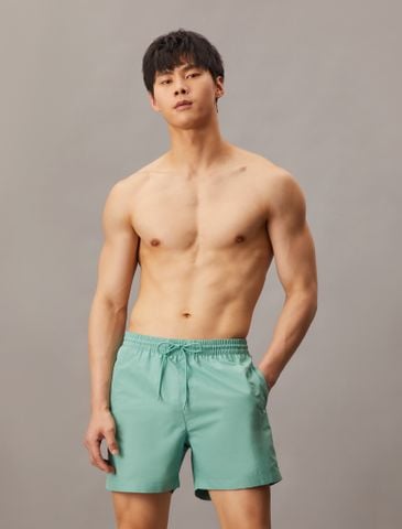 Calvin Klein - Quần bơi CK nam Medium Drawstring Swim Shorts - Logo Tape