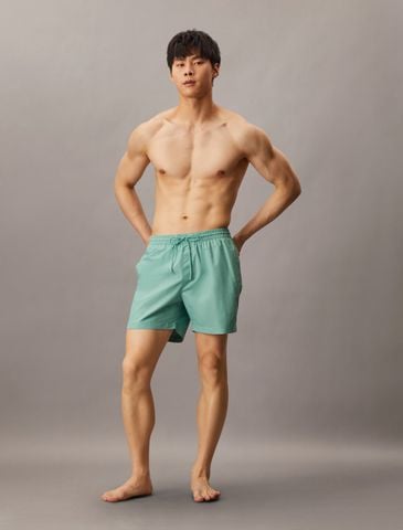 Calvin Klein - Quần bơi CK nam Medium Drawstring Swim Shorts - Logo Tape