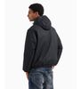 Armani Exchange - Áo khoác nam Men's Blue Puffer Jacket with Hood and Zipper
