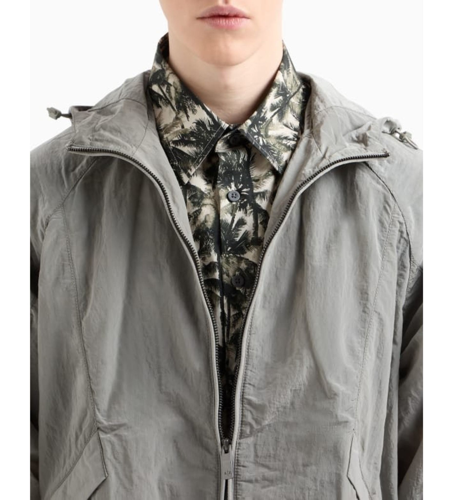 Armani Exchange - Áo sơ mi tay ngắn nam Ax Green printed T-shirt