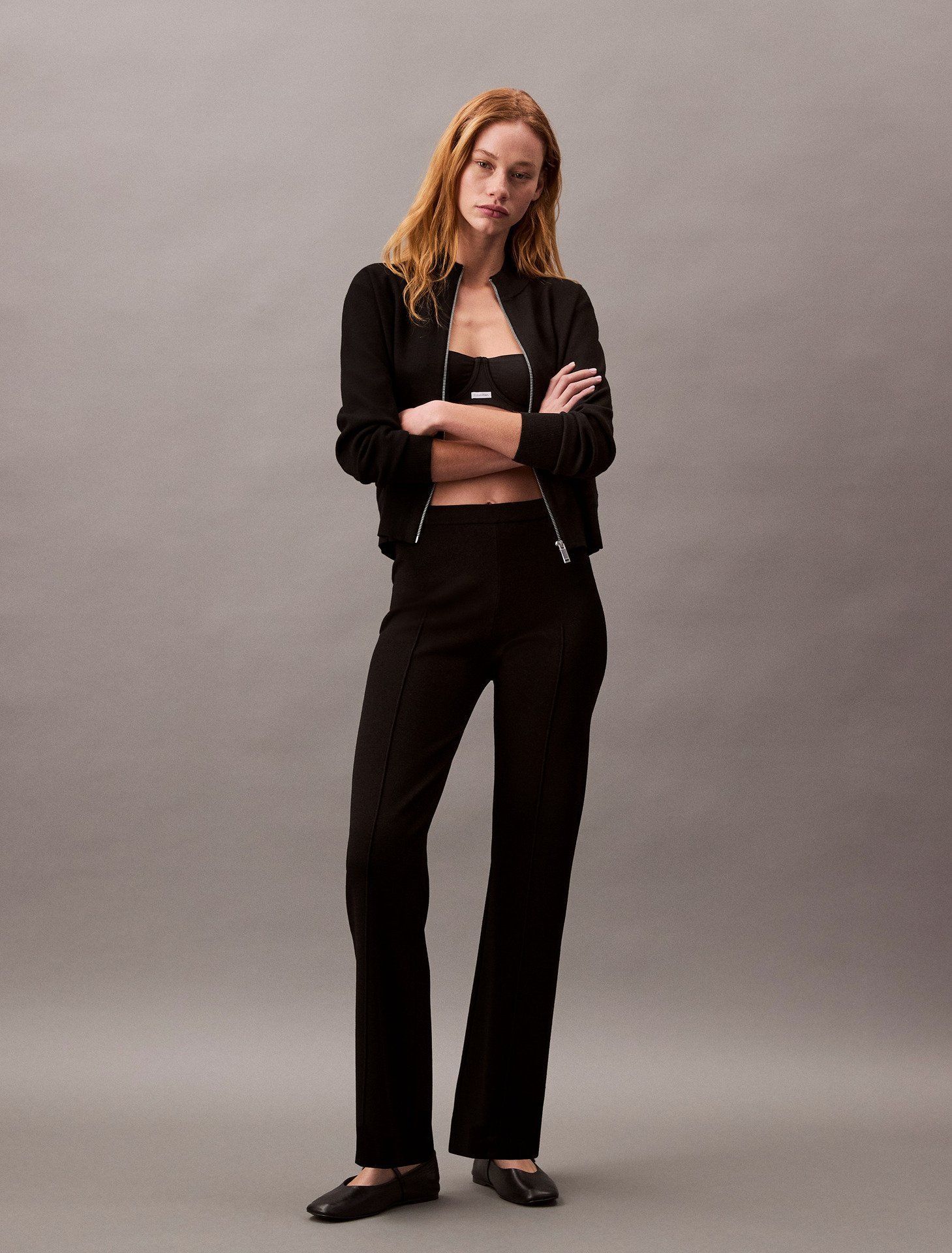 Calvin Klein - Quần dài CK nữ CK Half Milano Pants