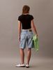 Calvin Klein - Áo thun thời trang CK nữ Slim Cropped Monogram T-shirt