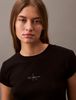 Calvin Klein - Áo thun thời trang CK nữ Slim Cropped Monogram T-shirt