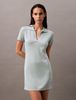 Calvin Klein - Đầm CK nữ Liquid Shine Johnny Collar Mini Dress