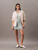 Calvin Klein - Đầm nữ Liquid Shine Johnny Collar Mini Dress