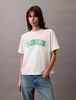 Calvin Klein - Áo thun thời trang CK nữ Standard Logo Boxy Varsity Tee