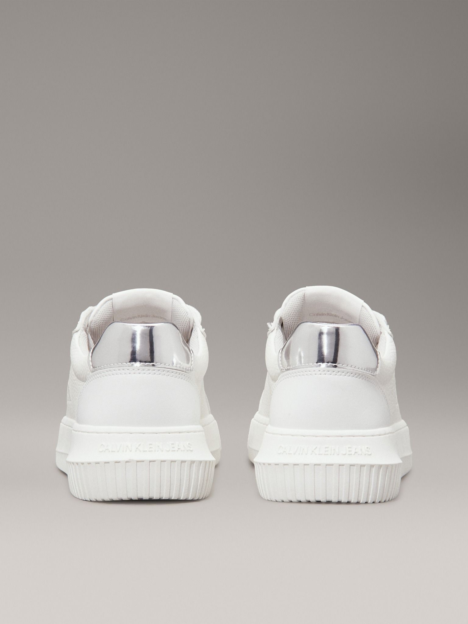 Calvin Klein - Giày CK nữ Chunky Cupsole Leather Trainers Shoes