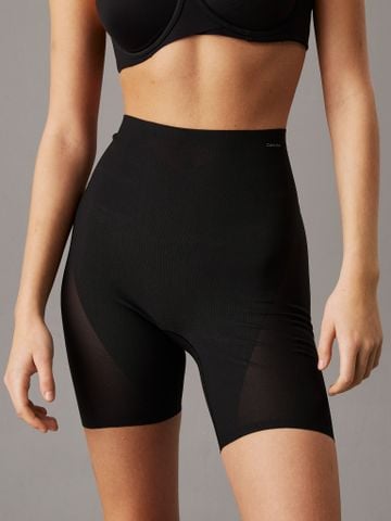 Calvin Klein - Quần lót định hình CK nữ Stay Put Mesh Mid-Thigh Short