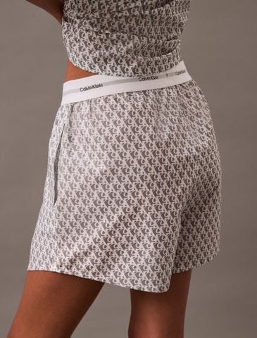 Calvin Klein - Quần ngủ CK nữ Logo Waistband Poplin Short - 3