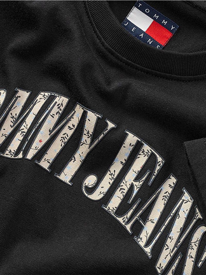 Tommy Hilfiger - Áo thun tay ngắn nữ Regular Floral Varsity Tee