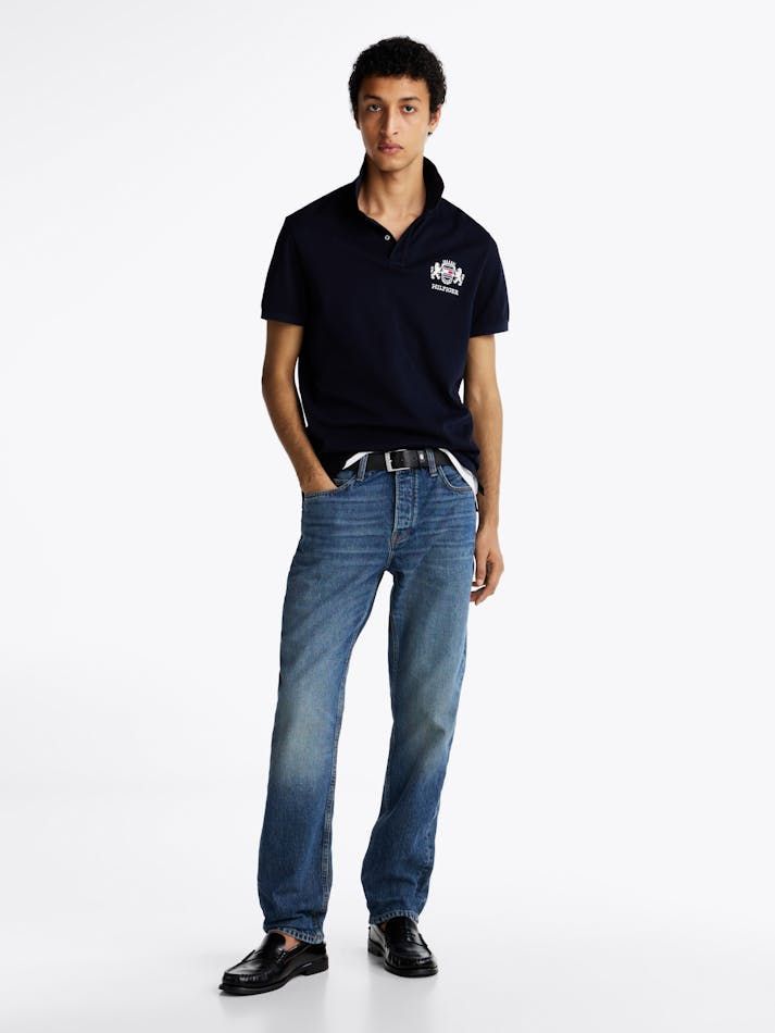 Tommy Hilfiger - Áo polo tay ngắn nam Regular Fit Logo Embroidery Polo Shirt