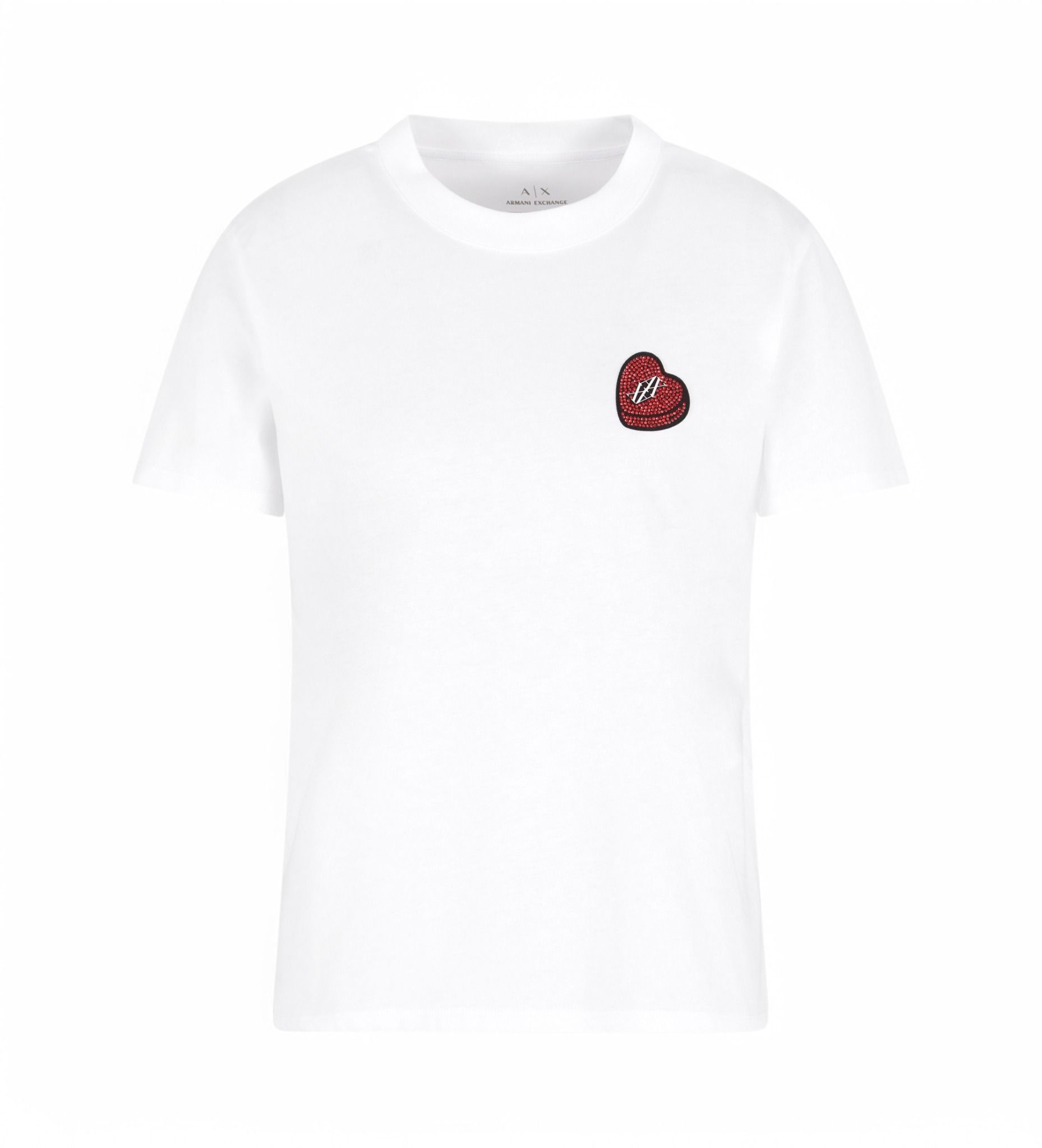 Armani Exchange - Áo thun thời trang nữ Ax Short sleeve T-shirt white