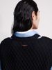 Calvin Klein - Áo len CK nữ Merino Wool Cable Knit Relaxed Vest