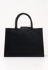 Armani Exchange - Túi xách nữ Ax Women's Black Shopper with Logo Plaque