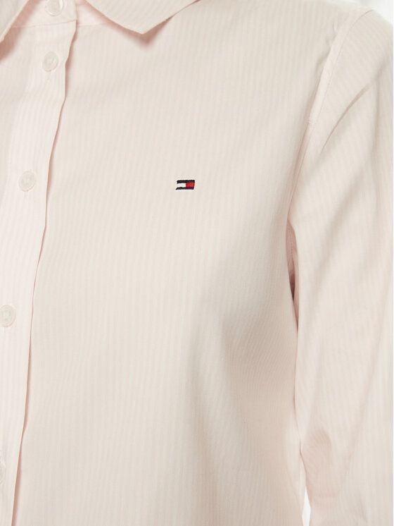Tommy Hilfiger - Áo sơ mi tay dài nữ TH Essential Poplin Regular Shirt