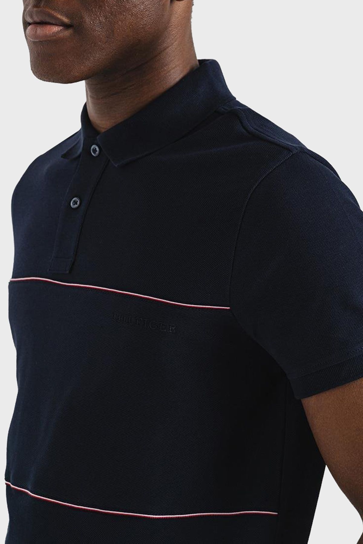 Tommy Hilfiger - Áo polo tay ngắn nam Global Stripe Regular Polo