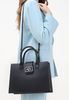 Armani Exchange - Túi xách nữ Ax Women's Black Shopper with Logo Plaque