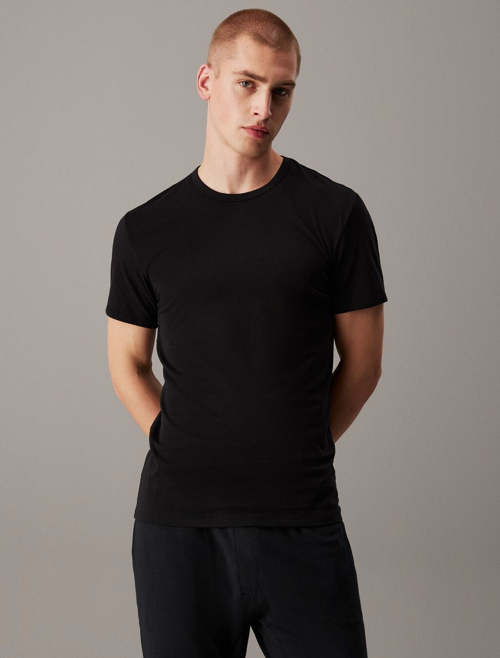 Calvin Klein - Bộ ba áo lót nam CK 3 Pack Cotton Stretch Crewneck Tees